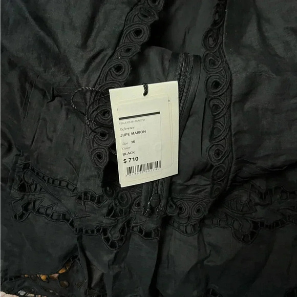 NWT ISABEL MARANT Marion Mini Skirt Black 4 - Picture 7 of 8